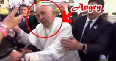 Pope gets angry