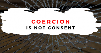 Coercion or Force is NOT consent