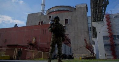 Troops guard the Nuclear Facility in Ukraine Lost Power