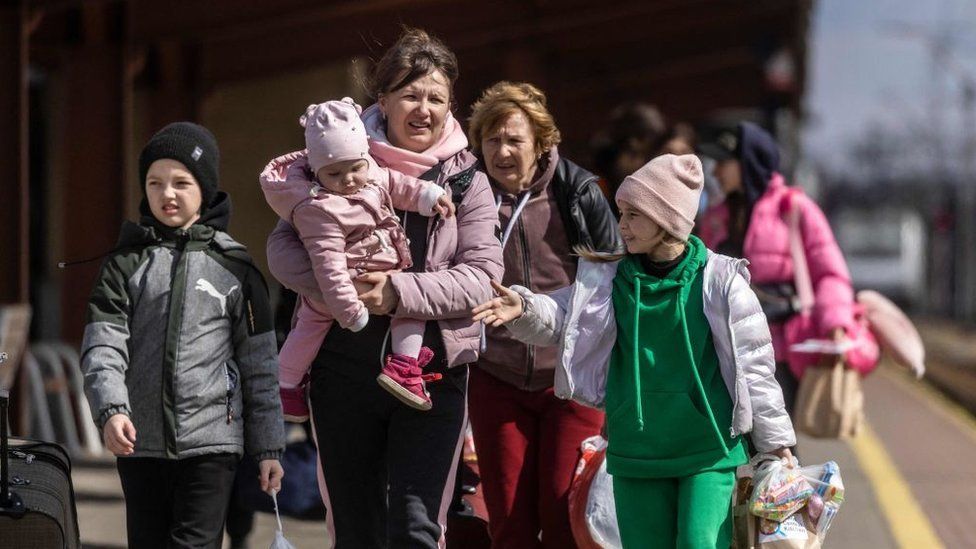 Ukrainians were told not to return home till spring