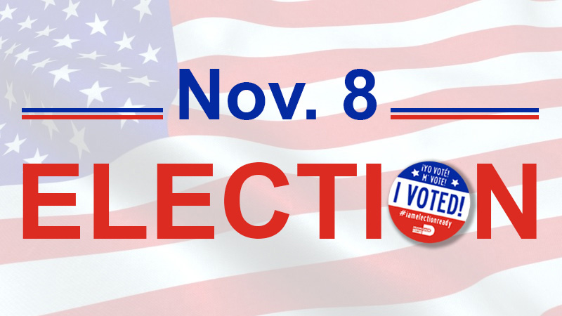 Tuesday, November 8th is Election Day in the United States