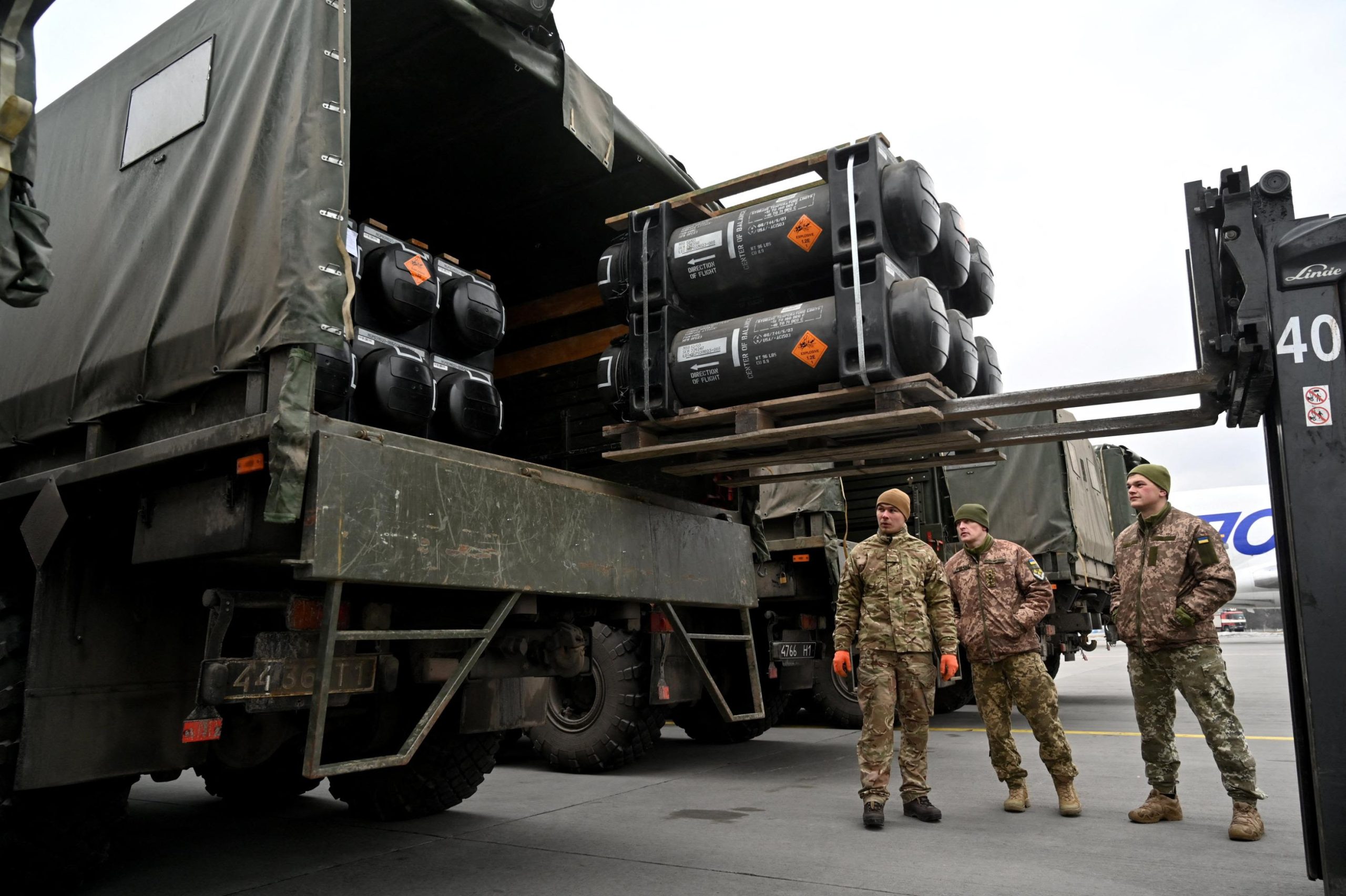 Armaments Sent to Ukraine shows up in Africa