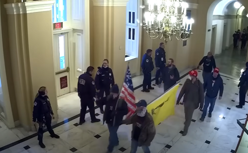 Newly Released Capitol Surveillance Video Challenges Insurrection Claims