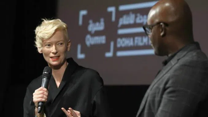 Tilda Swinton Won’t Wear a Mask While Filming in Ireland Due to Having Covid Antibodies