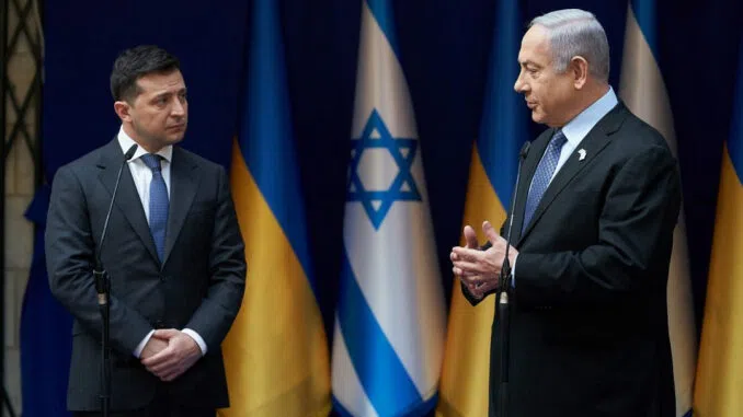 Ukrainian President Vladimir Zelensky’s Strategic Move to Israel in Support of Prime Minister Netanyahu